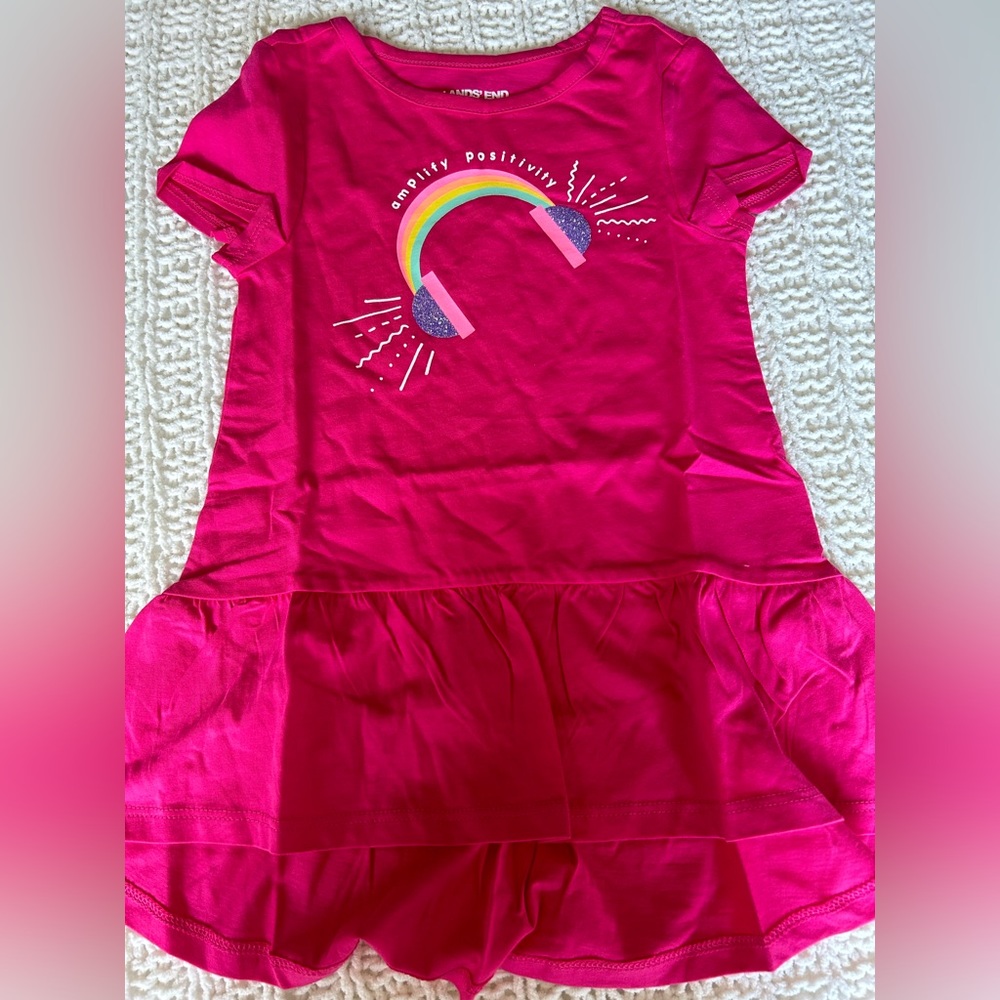 Land’s End Girls Summer Dress Size 4